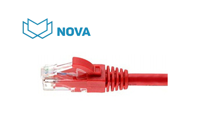 Dây nhảy lan CAT6 đúc UTP NOVA NV-24007 dài 5m chính hãng màu đỏ